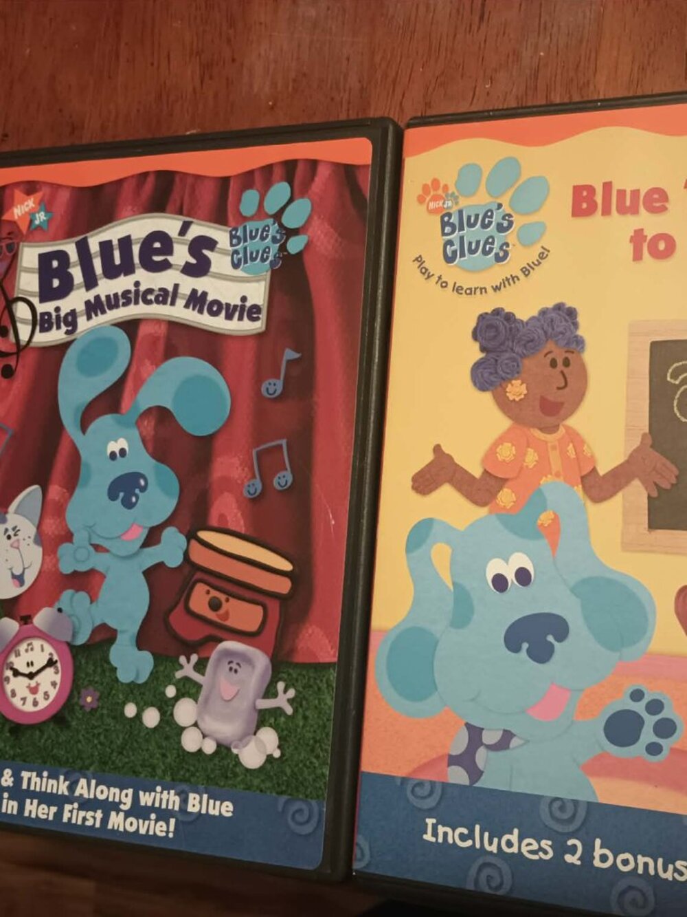 Lot of 2 Blue's Clues DVD's